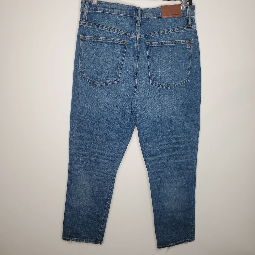 18) MADEWELL "The High-Rise Slim Crop Boyfriend" Sz. 28 - Picture 5 of 7